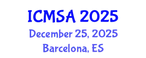 International Conference on Marine Science and Aquaculture (ICMSA) December 25, 2025 - Barcelona, Spain