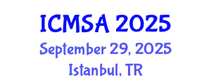 International Conference on Marine Science and Aquaculture (ICMSA) September 29, 2025 - Istanbul, Turkey