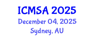 International Conference on Marine Science and Aquaculture (ICMSA) December 04, 2025 - Sydney, Australia