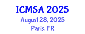 International Conference on Marine Science and Aquaculture (ICMSA) August 28, 2025 - Paris, France