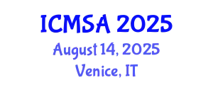 International Conference on Marine Science and Aquaculture (ICMSA) August 14, 2025 - Venice, Italy