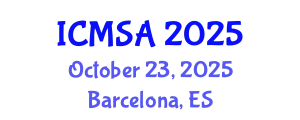 International Conference on Marine Science and Aquaculture (ICMSA) October 23, 2025 - Barcelona, Spain
