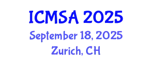 International Conference on Marine Science and Aquaculture (ICMSA) September 18, 2025 - Zurich, Switzerland