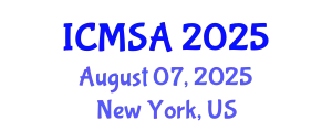 International Conference on Marine Science and Aquaculture (ICMSA) August 07, 2025 - New York, United States