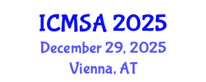 International Conference on Marine Science and Aquaculture (ICMSA) December 29, 2025 - Vienna, Austria