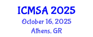 International Conference on Marine Science and Aquaculture (ICMSA) October 16, 2025 - Athens, Greece