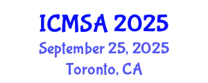 International Conference on Marine Science and Aquaculture (ICMSA) September 25, 2025 - Toronto, Canada