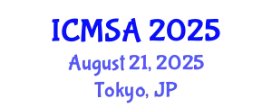 International Conference on Marine Science and Aquaculture (ICMSA) August 21, 2025 - Tokyo, Japan