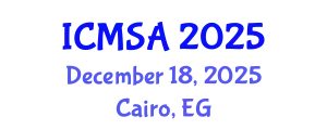 International Conference on Marine Science and Aquaculture (ICMSA) December 18, 2025 - Cairo, Egypt