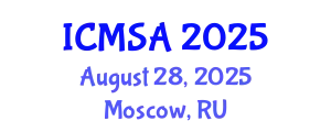 International Conference on Marine Science and Aquaculture (ICMSA) August 28, 2025 - Moscow, Russia