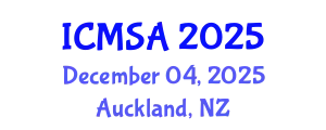 International Conference on Marine Science and Aquaculture (ICMSA) December 04, 2025 - Auckland, New Zealand