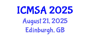 International Conference on Marine Science and Aquaculture (ICMSA) August 21, 2025 - Edinburgh, United Kingdom