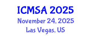 International Conference on Marine Science and Aquaculture (ICMSA) November 24, 2025 - Las Vegas, United States