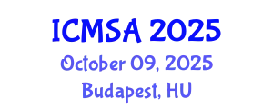 International Conference on Marine Science and Aquaculture (ICMSA) October 09, 2025 - Budapest, Hungary