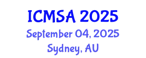 International Conference on Marine Science and Aquaculture (ICMSA) September 04, 2025 - Sydney, Australia