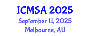 International Conference on Marine Science and Aquaculture (ICMSA) September 11, 2025 - Melbourne, Australia
