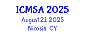 International Conference on Marine Science and Aquaculture (ICMSA) August 21, 2025 - Nicosia, Cyprus