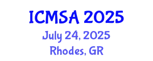 International Conference on Marine Science and Aquaculture (ICMSA) July 24, 2025 - Rhodes, Greece