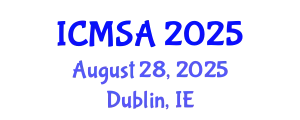 International Conference on Marine Science and Aquaculture (ICMSA) August 28, 2025 - Dublin, Ireland