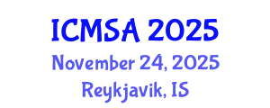 International Conference on Marine Science and Aquaculture (ICMSA) November 24, 2025 - Reykjavik, Iceland