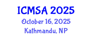 International Conference on Marine Science and Aquaculture (ICMSA) October 16, 2025 - Kathmandu, Nepal