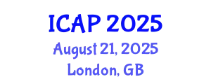 International Conference on Applied Physics (ICAP) August 21, 2025 - London, United Kingdom