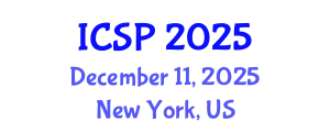 International Conference on Signal Processing (ICSP) December 11, 2025 - New York, United States