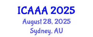 International Conference on Applied Aerodynamics and Aeromechanics (ICAAA) August 28, 2025 - Sydney, Australia