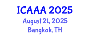 International Conference on Applied Aerodynamics and Aeromechanics (ICAAA) August 21, 2025 - Bangkok, Thailand