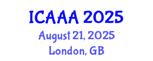 International Conference on Applied Aerodynamics and Aeromechanics (ICAAA) August 21, 2025 - London, United Kingdom