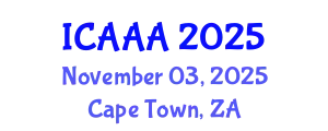 International Conference on Applied Aerodynamics and Aeromechanics (ICAAA) November 03, 2025 - Cape Town, South Africa