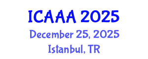 International Conference on Applied Aerodynamics and Aeromechanics (ICAAA) December 25, 2025 - Istanbul, Turkey