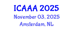 International Conference on Applied Aerodynamics and Aeromechanics (ICAAA) November 03, 2025 - Amsterdam, Netherlands