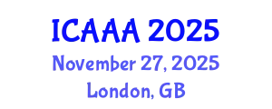 International Conference on Applied Aerodynamics and Aeromechanics (ICAAA) November 27, 2025 - London, United Kingdom