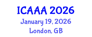 International Conference on Applied Aerodynamics and Aeromechanics (ICAAA) January 19, 2026 - London, United Kingdom