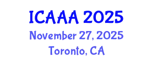 International Conference on Applied Aerodynamics and Aeromechanics (ICAAA) November 27, 2025 - Toronto, Canada