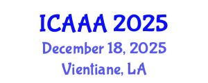 International Conference on Applied Aerodynamics and Aeromechanics (ICAAA) December 18, 2025 - Vientiane, Laos