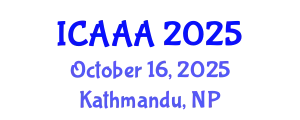International Conference on Applied Aerodynamics and Aeromechanics (ICAAA) October 16, 2025 - Kathmandu, Nepal