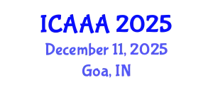 International Conference on Applied Aerodynamics and Aeromechanics (ICAAA) December 11, 2025 - Goa, India