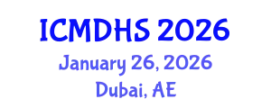 International Conference on Migration, Development and Human Security (ICMDHS) January 26, 2026 - Dubai, United Arab Emirates