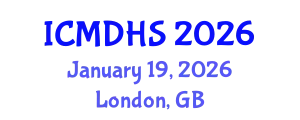 International Conference on Migration, Development and Human Security (ICMDHS) January 19, 2026 - London, United Kingdom