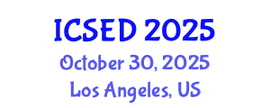 International Conference on Sustainable Economic Development (ICSED) October 30, 2025 - Los Angeles, United States