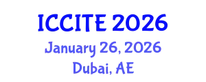 International Conference on Communication and Information Technology and Engineering (ICCITE) January 26, 2026 - Dubai, United Arab Emirates