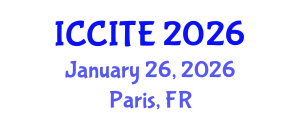 International Conference on Communication and Information Technology and Engineering (ICCITE) January 26, 2026 - Paris, France