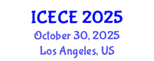 International Conference on Electrical and Communication Engineering (ICECE) October 30, 2025 - Los Angeles, United States