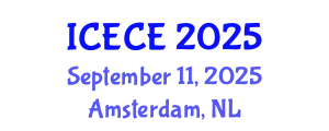 International Conference on Electrical and Communication Engineering (ICECE) September 11, 2025 - Amsterdam, Netherlands