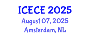 International Conference on Electrical and Communication Engineering (ICECE) August 07, 2025 - Amsterdam, Netherlands