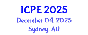 International Conference on Precision Engineering (ICPE) December 04, 2025 - Sydney, Australia