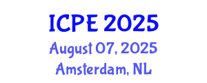 International Conference on Precision Engineering (ICPE) August 07, 2025 - Amsterdam, Netherlands