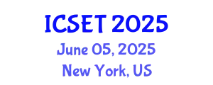 International Conference on Software Engineering and Technology (ICSET) June 05, 2025 - New York, United States